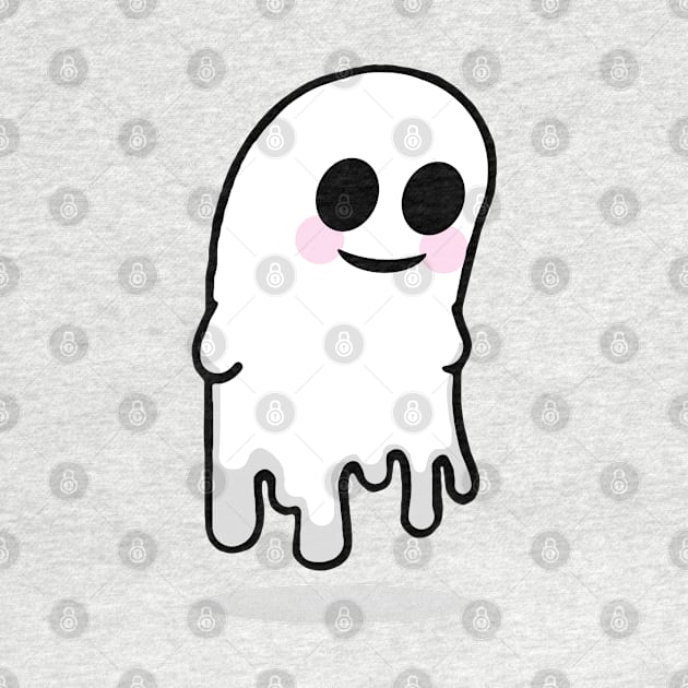 Happy Kawaii Cutey Ghost by DankFutura